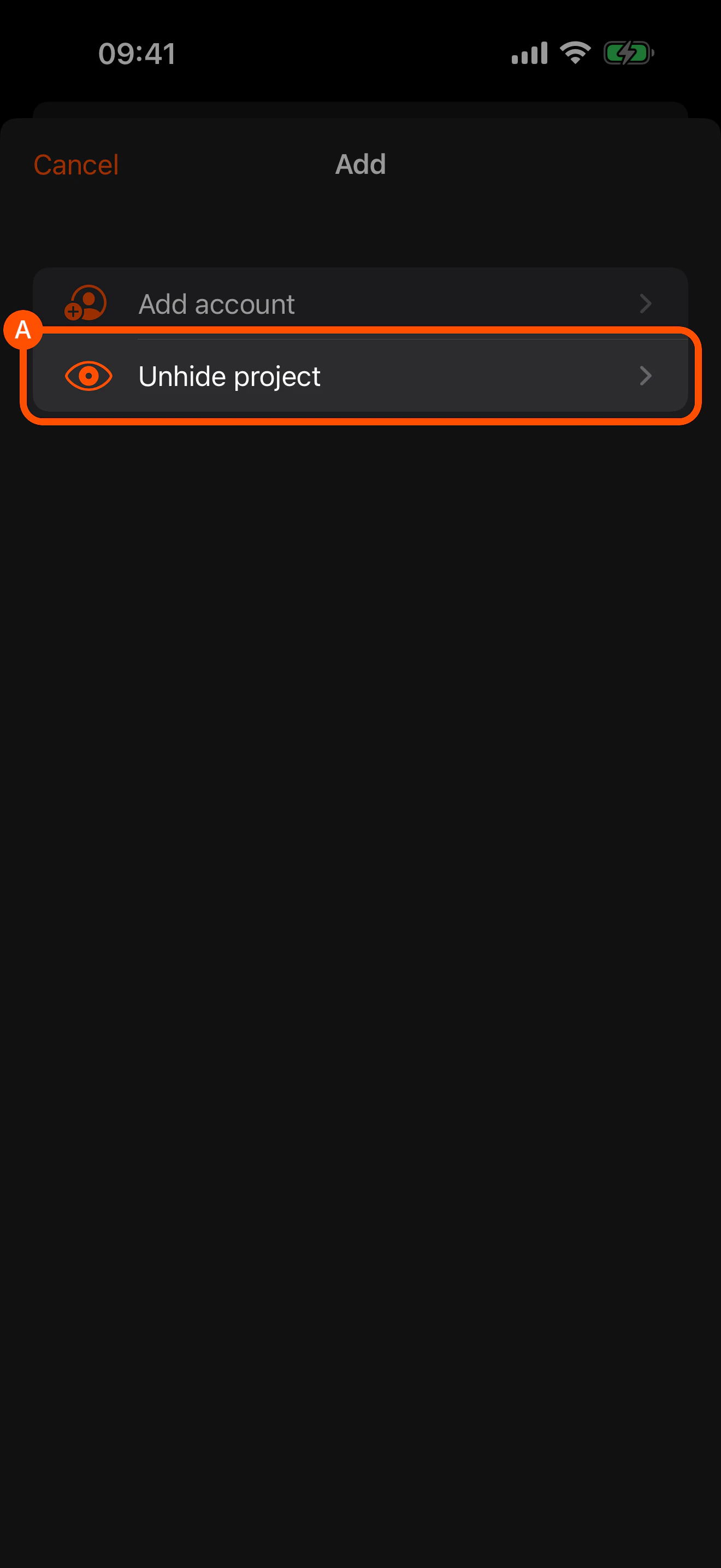 Choosing what to add