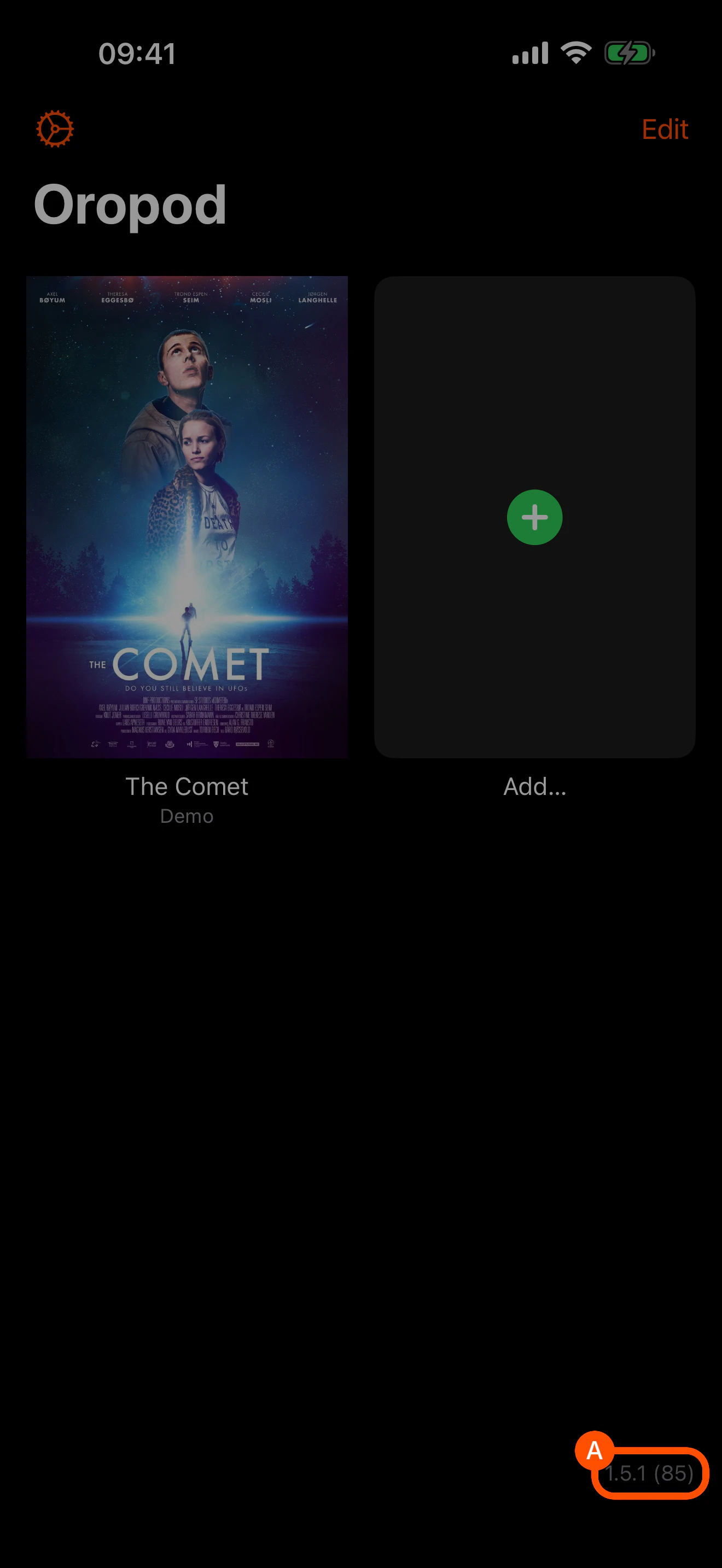The project list